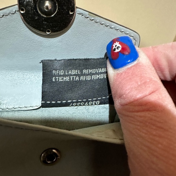 Fendi Calfskin micro trifold wallet - Picture 6 of 16